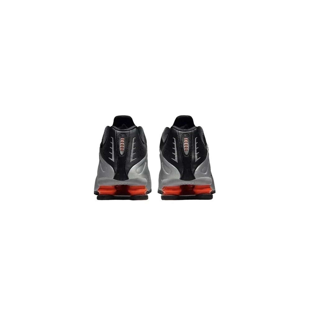 Nike Shox R4 Metallic Silver‎ Black Comet Red HQ1988-002 Mens Size 11.5 NEW